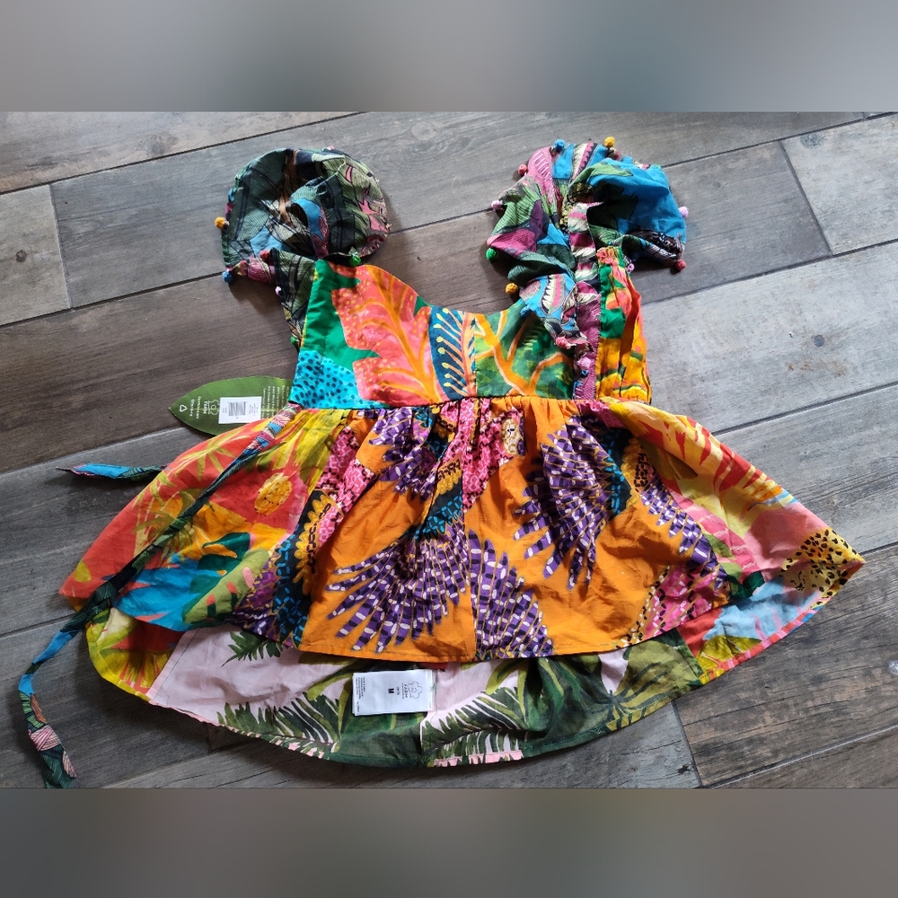 Farm Rio Blouse Mixed Print NWT Medium